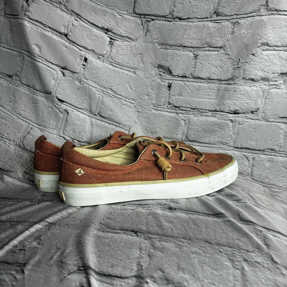 Sperry Women's Crest Vibe Two Tone Rose Low Top Sneakers Shoes STS88247 Sz 7 GUC